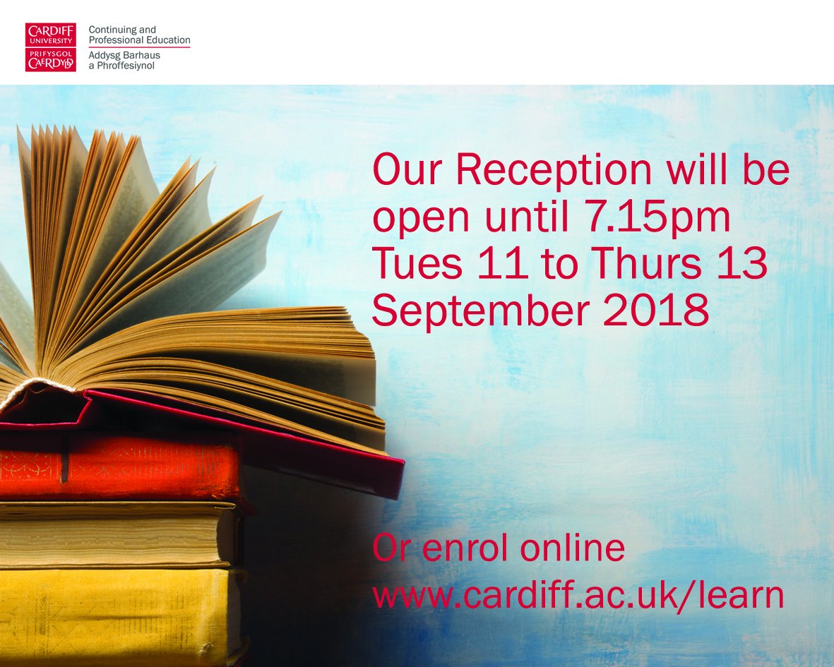 LearnCardiff's tweet image. We are open late next week to accept enrolments and answer queries! Come on down! #Cardiff #Wales #learning