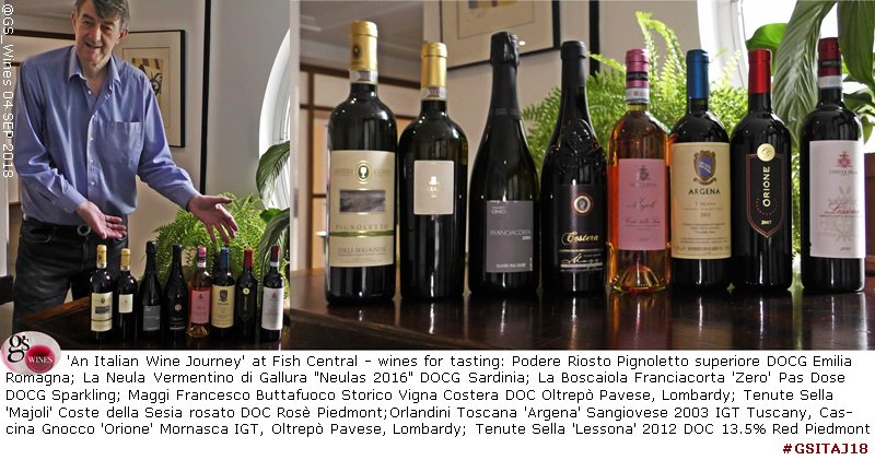 Look forward 2 tasting some #wines featured in our recent #event 'An #Italian #Wine Journey' (2nd Ed.) tonight <a href="/FishCentralLDN/">Fish Central</a> bit.ly/2ARrpjr We kick off with a #sparkling #franciacorta - <a href="/laboscaiola/">La Boscaiola</a>'s 'Zero' Pas Dose 2012 #DOCG - one of the best we've tasted! #GSITAJ18