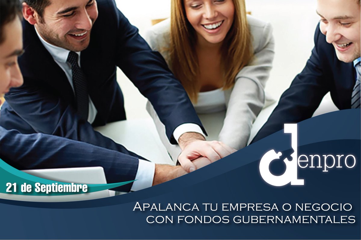 DenproConsultor's tweet photo. ¡Apalanca tu empresa o negocio con fondos gubernamentales! 👨💼 📈
El 21 de septiembre de 2018 acude al taller gratuito de Denpro, llevado a cabo por expertos en consultoría
Más informes en https://t.co/YPSPCEUzvV
#Denpro #Taller #Consultoría #PYMES #ApoyosFederales https://t.co/zkEUUHZymC