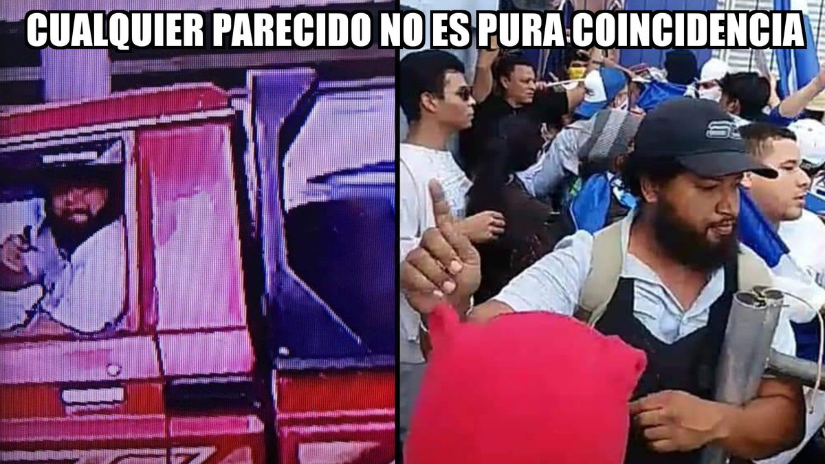 IzquierdaNica's tweet photo. Identificado el pistolero terrorista que se hace pasar por sandinista. 
#NoPudieronNiPodran 
#NicaraguaQuierePazySeguridad https://t.co/p5VaU3fO05