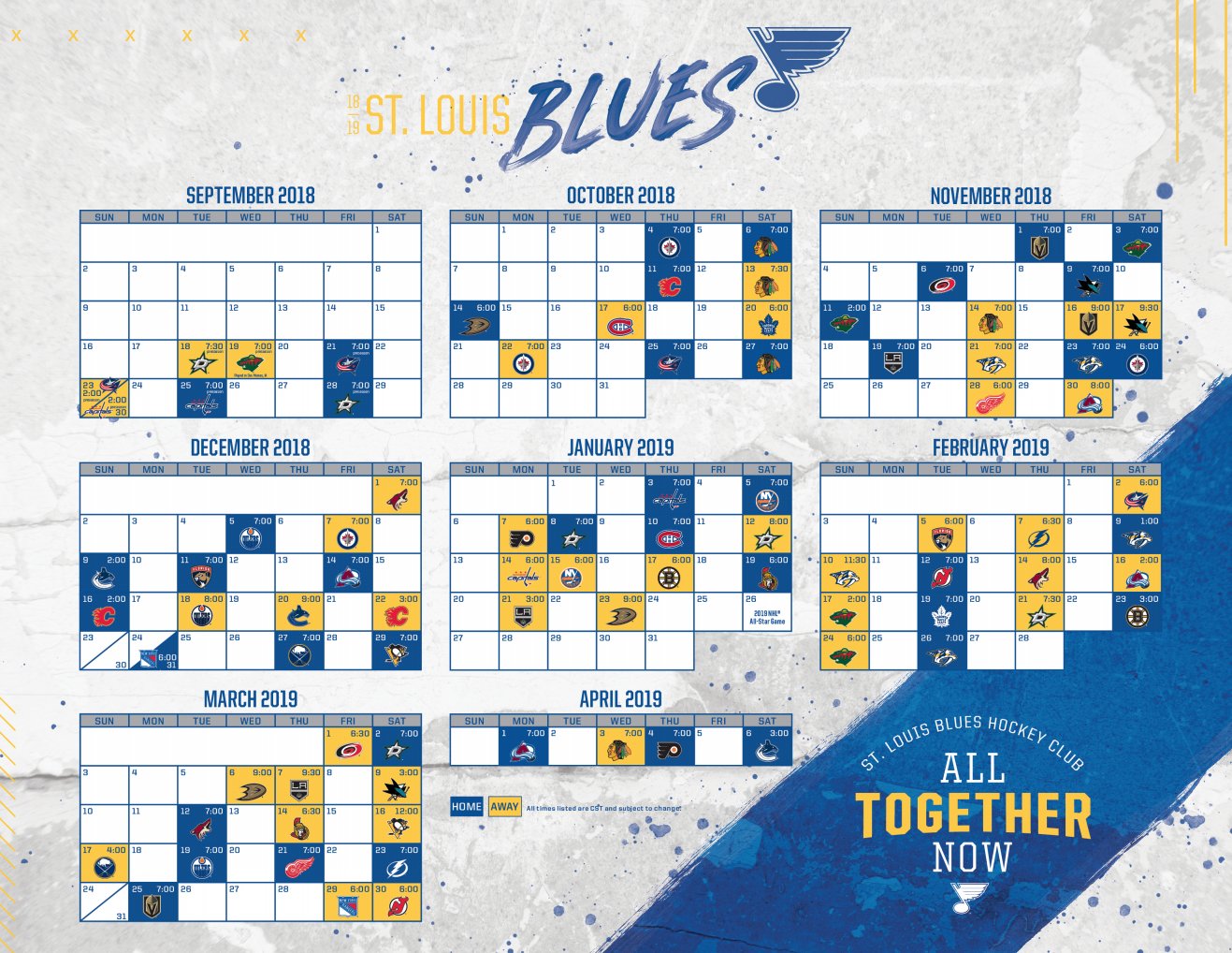 St. Louis Blues on X: Looking for a printable version of the