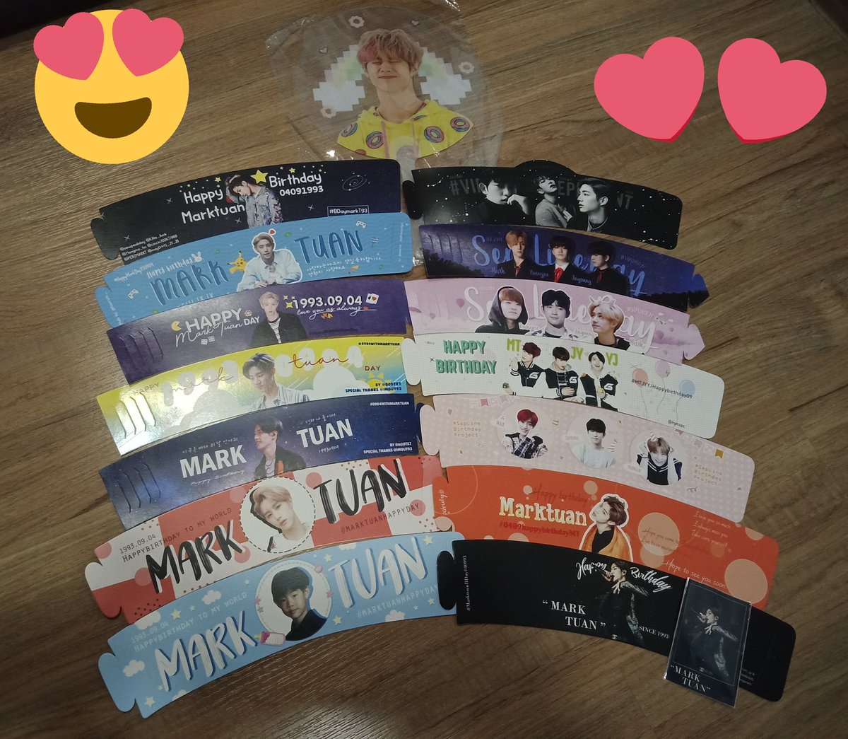 JijaJajar's tweet photo. ขอบคุณเจ้าของโปรเจ็คCup Sleeve ทุกโปรเจ็คที่ทำมาแจกค่ะ วันนี้สนุกมาก #SepLineBirthdayProject #MTJYYJHappybirthday09 #SEPLINEDAY #HappyMarkDay930904 #0904WITHMARKTUAN #Happy26thMarkTuanDay #0409happybirthdayMT #MARKTUANHAPPYDAY #BDaymarkT93 #MarktuanBDay040993 #VirgoTeamRepresent https://t.co/SEXudWFbyU