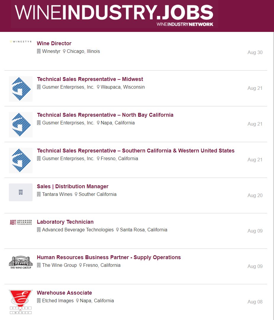 Wine Industry .Jobs (WineCareer) Twitter
