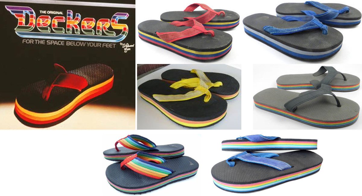 80s flip flops