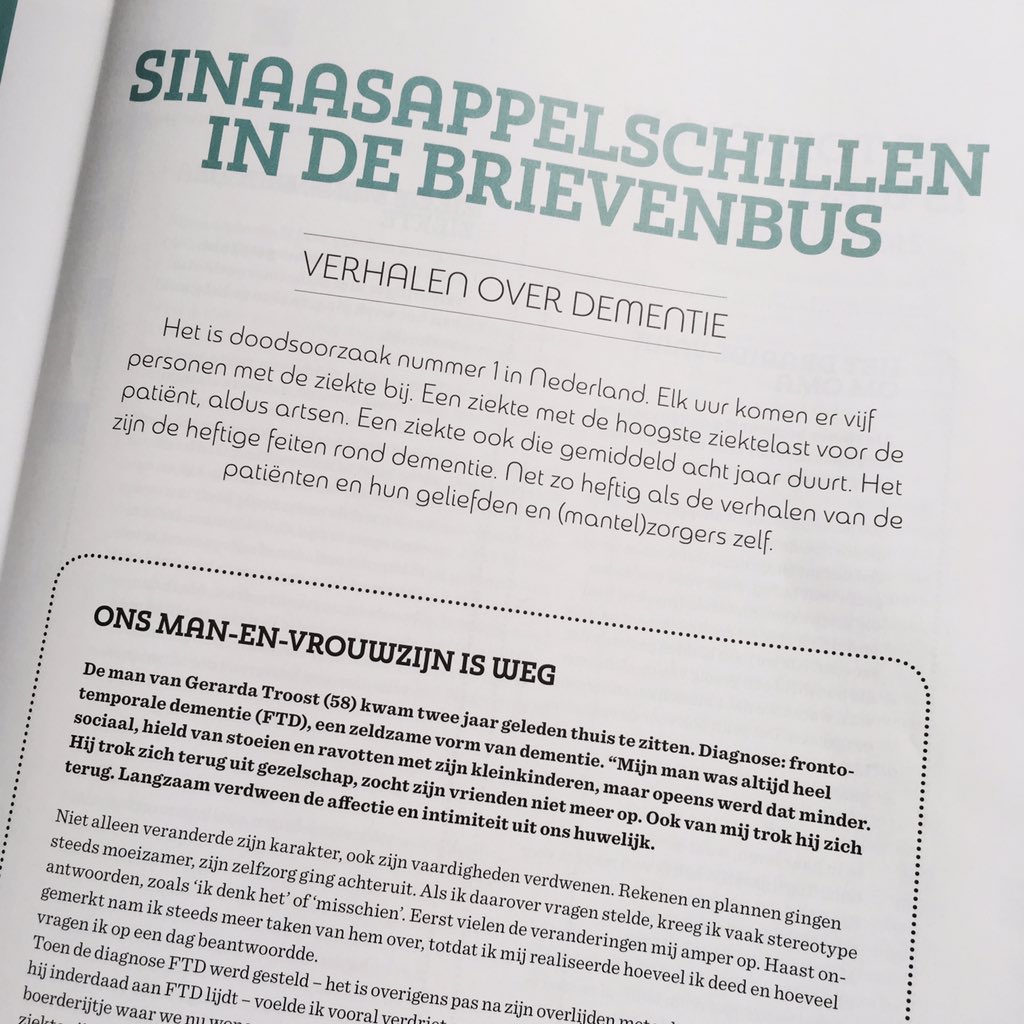 Voor Eva <a href="/EOnl/">EO</a> maakte ik verhalen rondom dementie. Een geïnterviewde met alzheimer zei treffend: 'Mensen vragen weleens of alzheimer ook goede dingen brengt, maar nee. Deze ziekte betekent alleen maar verlies.' #rotziekte #heftigeverhalen #zzp