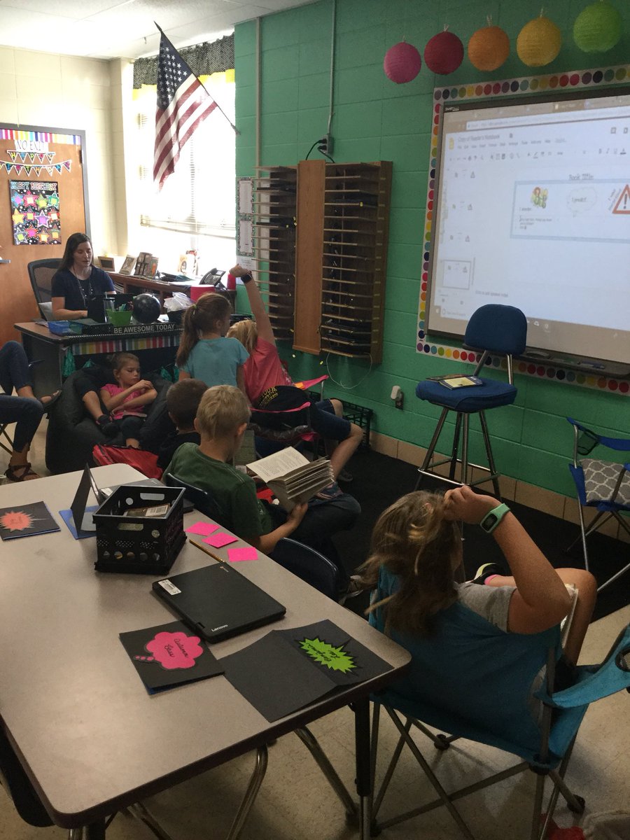 LebanonBoswell's tweet photo. Rich literature conversations in 4th grade this morning using Castle in the Attic and Digital Readerβs Notebooks @LebanonR3 @CarlaMobley #R3reads #R3learns https://t.co/bQT8UARkK1