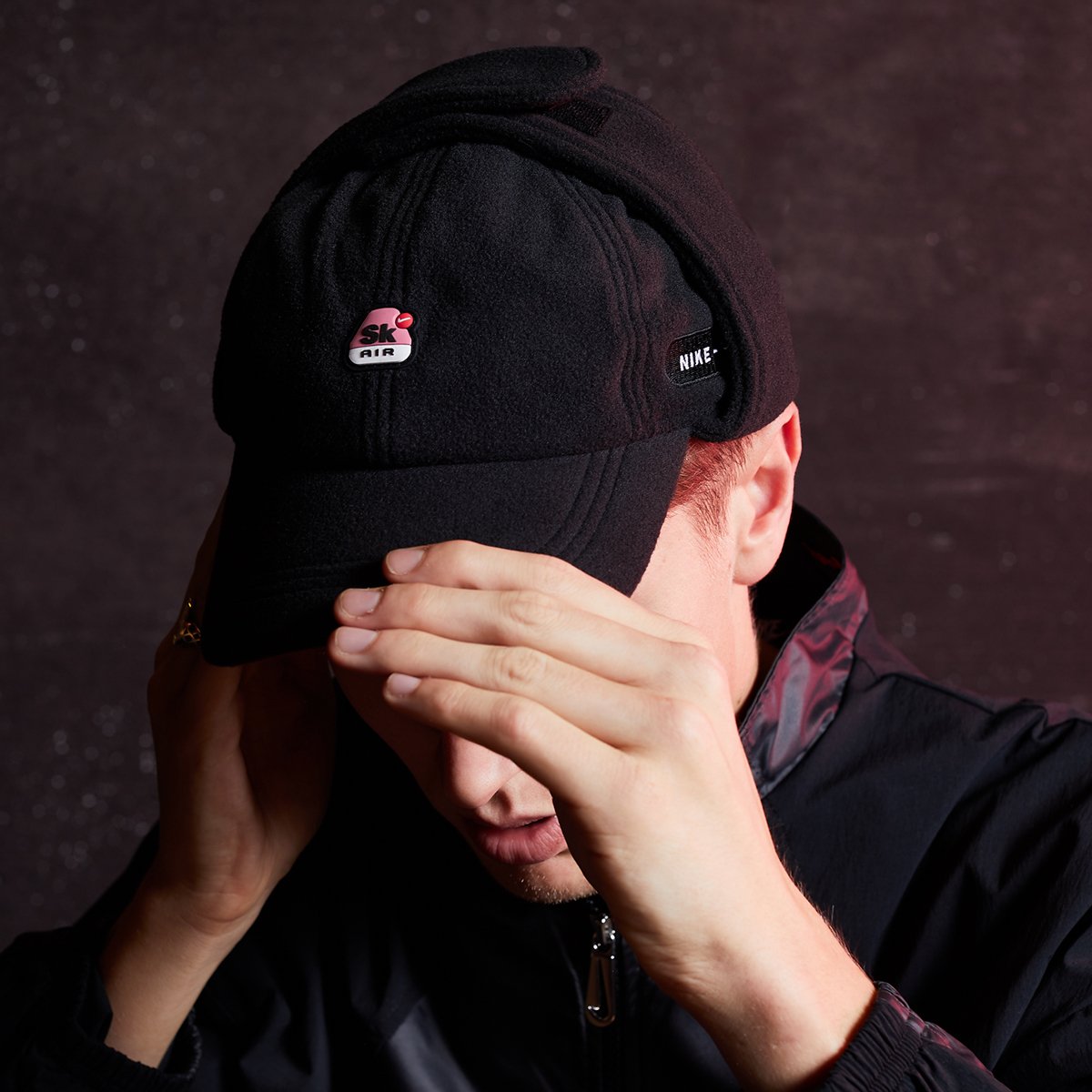 baseball cap with ear flaps nike