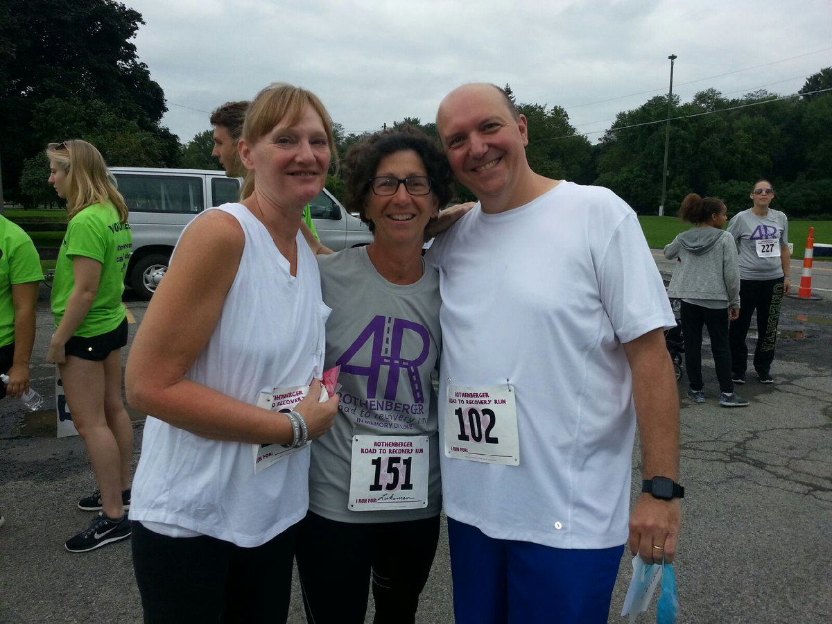 HartwickCollege's tweet photo. A few pictures from the Rothenberger Road to Recovery Run Saturday! Thank you to everyone that came out and ran! #Greatdaytobeahawk #TheHartwickEffect https://t.co/Yd35fLE7QZ