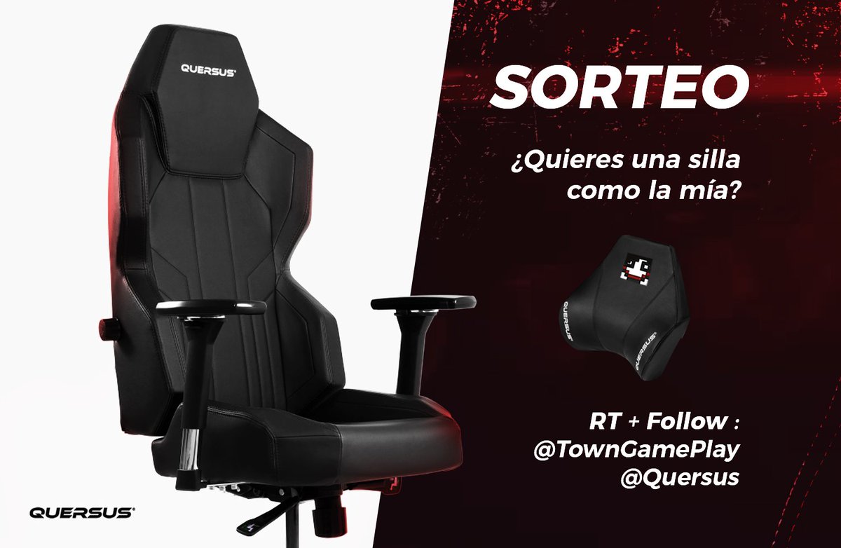 ¿Quieres ganar una silla gamer como la mía?, ¡participa de manera super fácil!

-Haz RT a este Tweet
-Sigue a <a href="/Quersus/">Quersus</a> y a mí <a href="/TownGamePlay/">iTownGamePlay</a>

Y ya estarás participando 😊

El ganador será anunciado en unos 7-10 días

Gustaaa!