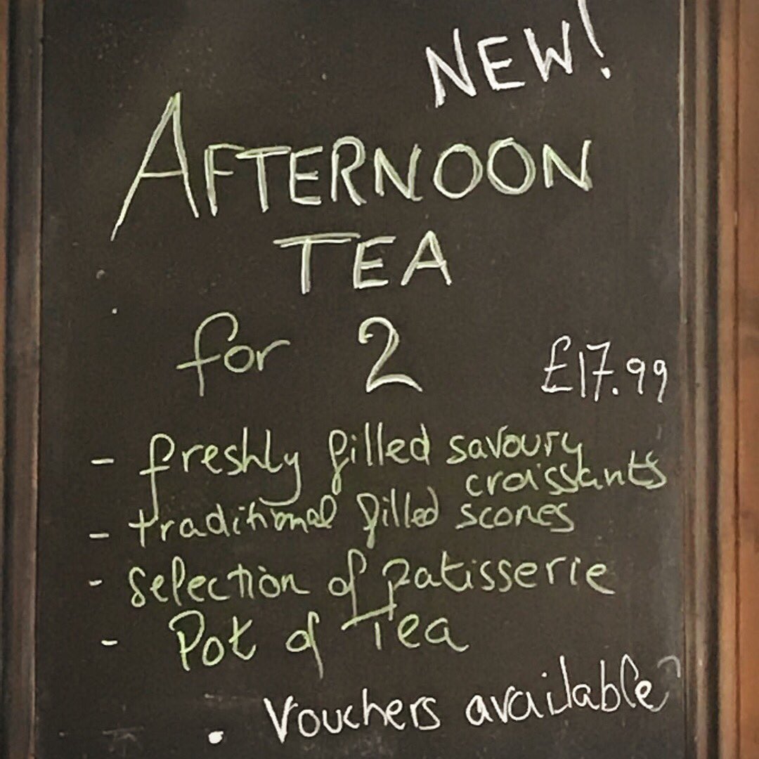 🌟 N E W 🌟
This Autumn, we are delighted to introduce our Afternoon Tea for two. Freshly filled savoury croissants, traditionally filled scones, a selection of treats from our patisserie and a pot of tea ☕️ 

#STAMFORDuk #teafortwo #afternoontea