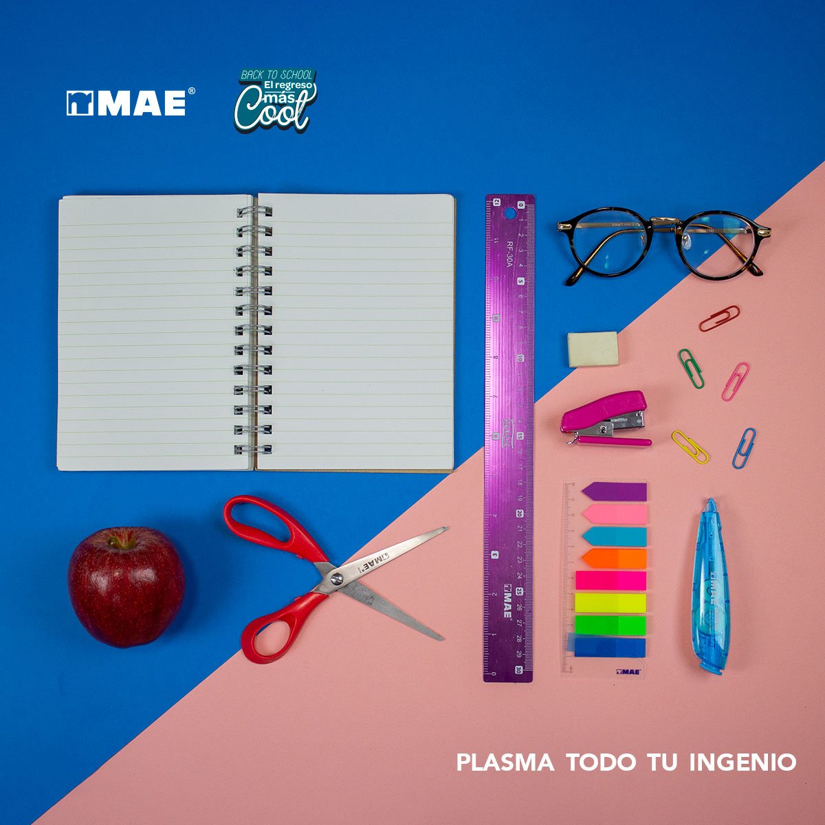MaeProductos's tweet photo. Encuentra con MAE todo lo necesario para plasmar tu imaginación a la perfección y crear nuevos proyectos increíbles. #ElRegresoMásCool https://t.co/bGIrtETEGW