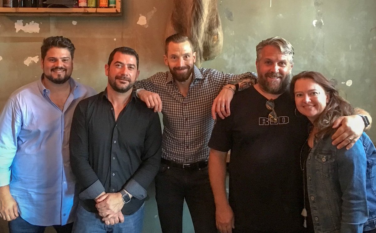 Hello_Kernel's tweet image. A few of our fearless leaders gathered for the Groomed Beard & Apple Watch Convention.