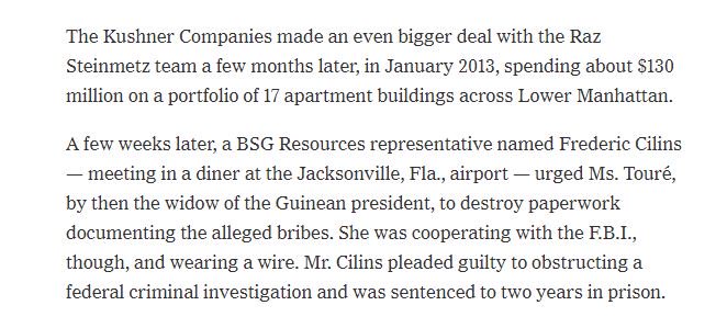 Beni Steinmetz, Daniel's brother, is currently under indictment in Israel & one of his attorneys is, suprise!,  @AlanDersh. Raz Steinmetz is also an investor in properties on the Lower East Side w/Jared Kushner. Small world...  https://therealdeal.com/2017/04/26/israeli-billionaire-is-kushners-partner-on-15-manhattan-buildings/