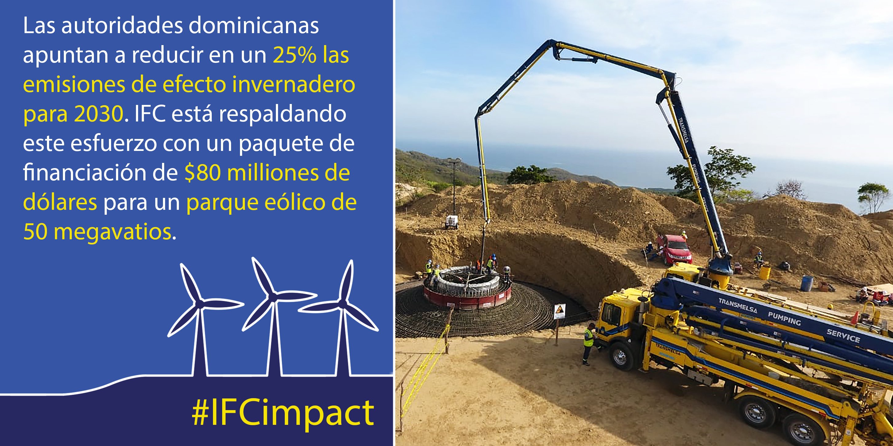 Ifc America Latina Y El Caribe Un Nuevo Parqueeolico Aliviara La Dependencia De Republicadominicana De Combustibles Fosiles Y Contribuira A La Reduccion De Emisiones De Efecto Invernadero Descubre