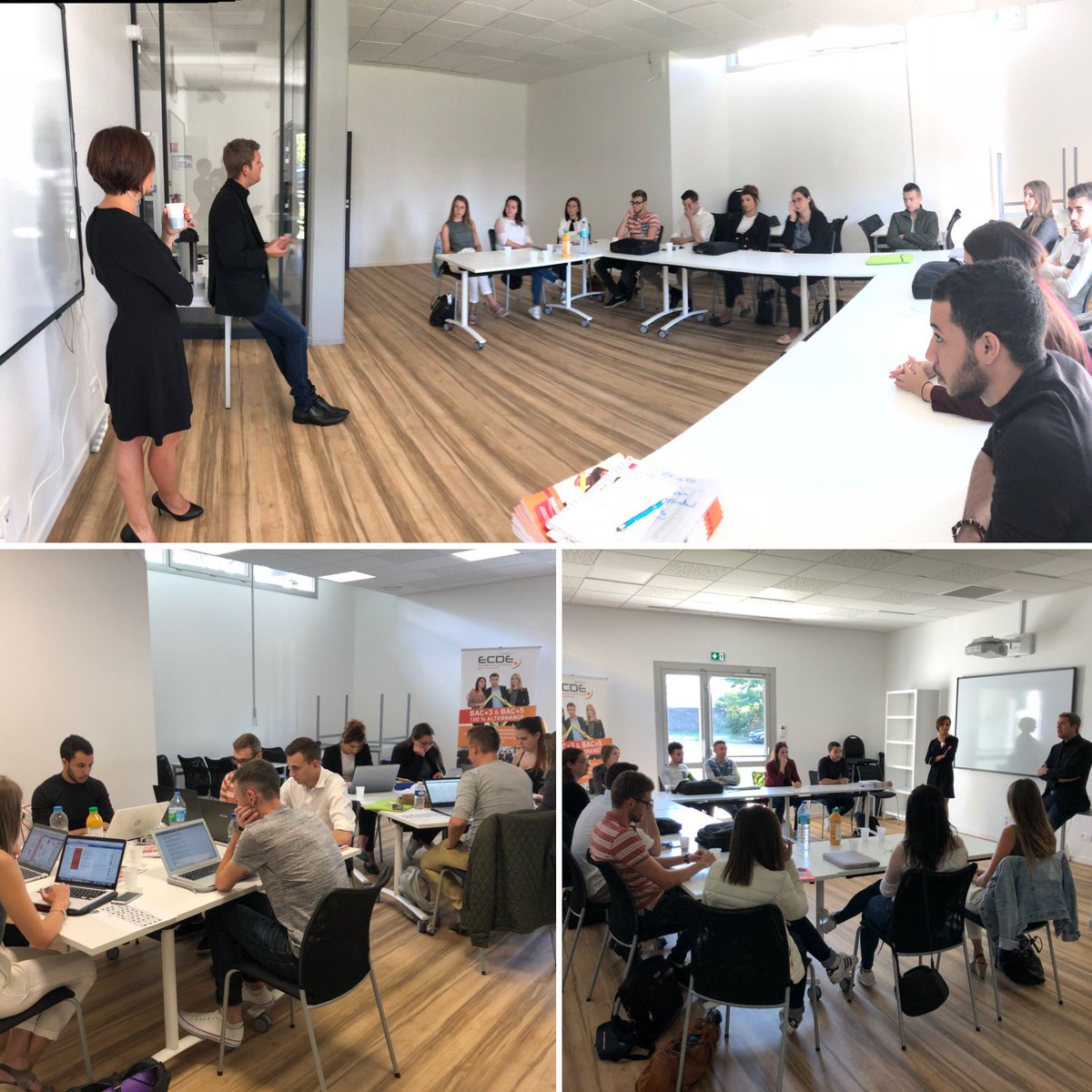 ECDE_FC's tweet photo. Les étudiants intensifient leur recherche d’emploi pour la rentrée. #Co-working, #prospection, entraide et coup de #boost pour s’assurer de décrocher #entretiens et #contrats. 💪 https://t.co/ILiRzeuBoJ