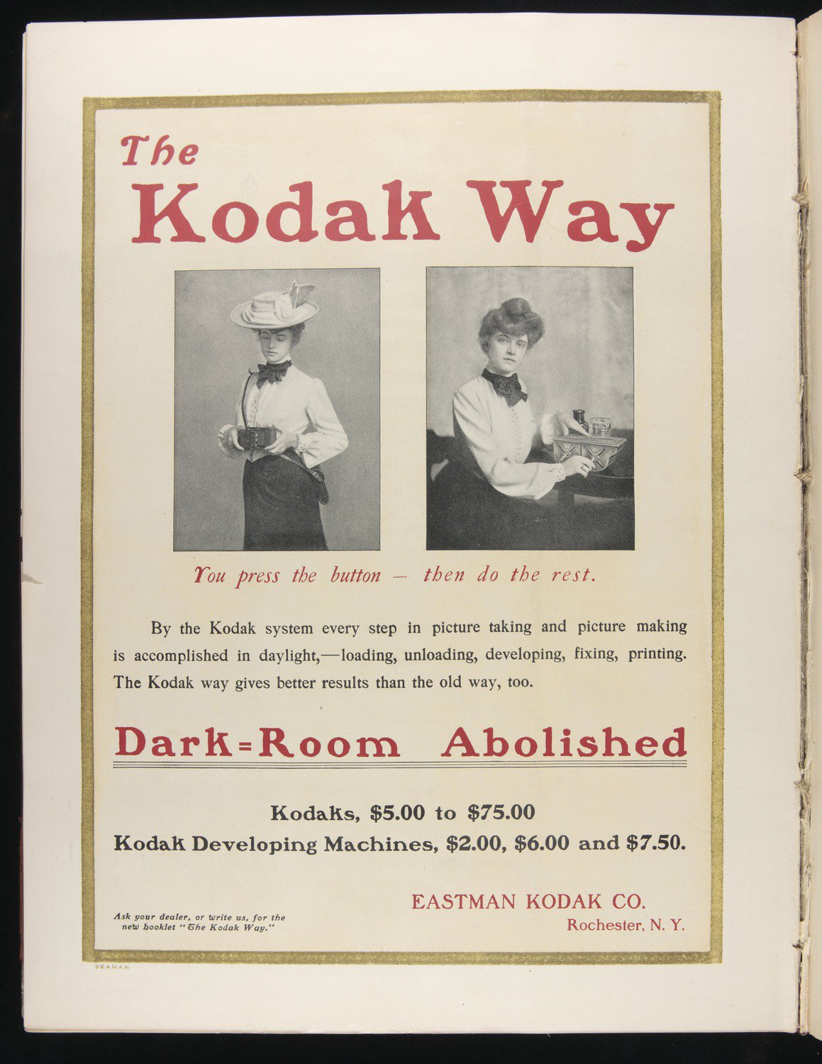 You Press the Button. Kodak Used to Do the Rest.