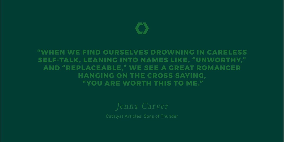 CatalystLeader's tweet photo. "If you look at the life of our Jesus, you’ll find that He is a lover of names, Himself. In fact, throughout the entirety of God’s story unfolding we see a Creator who is in the business of dishing out new identities."
Read our #CatalystArticle by @jencarv
https://t.co/ZiAfSJV7so https://t.co/6qwnENsjJx