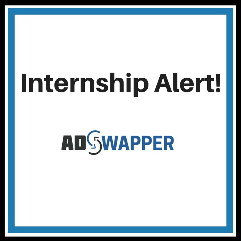 MUStratComm's tweet image. INTERNSHIP ALERT! @AdSwapper is looking for a Creative Design intern for the fall. If you are interested, please send your resume to info@adswapper.com by Sept. 10, 2018. 
Click here for more info: bit.ly/2CXVZ8q