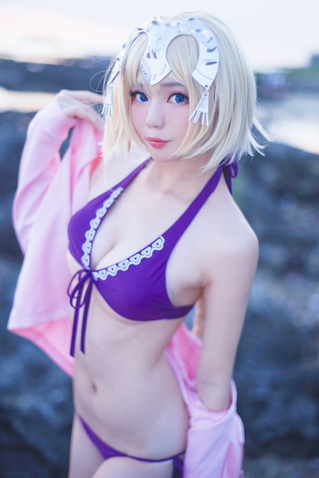 ジャンヌ・ダルク <3photo  #ジャンヌ・ダルク #fgo #水着 #fate #cosplay #FateGrandOrder #FateGO 