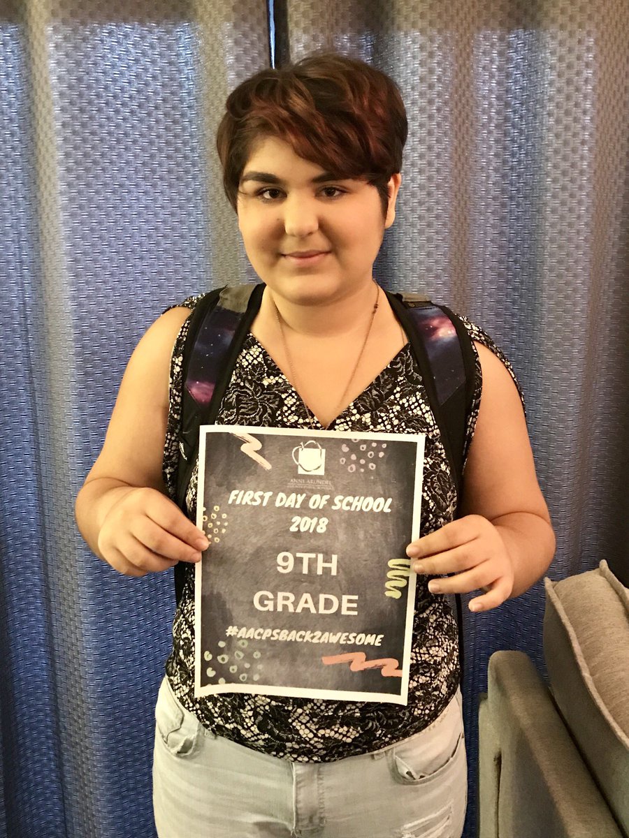jmjjdew's tweet photo. Juliana’s first day of High School #AACPSBack2Awesome @AACountySchools https://t.co/vMD4wiLaZn