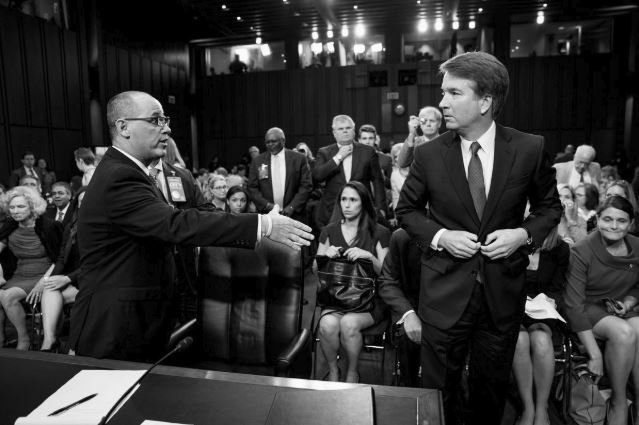 This is a photo that we will see in our childrens history books.

<a href="/fred_guttenberg/">Fred Guttenberg</a> #Kavanaugh #SCOTUS 

Photo/Andrew Harnik) @ap