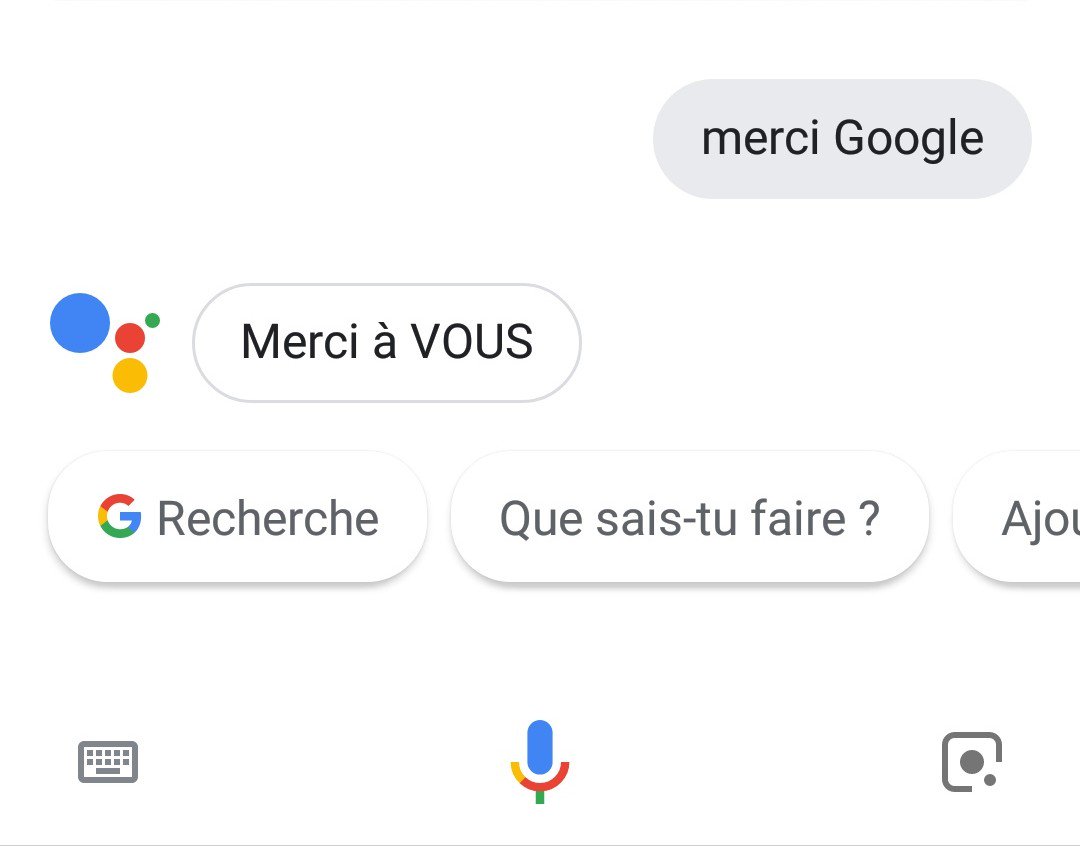 SabrinaKah's tweet image. Avec mon #AssistantGoogle on s&apos;échange des politesses 😏 
Sur ce, #bonnenuit les amis 😊🌘