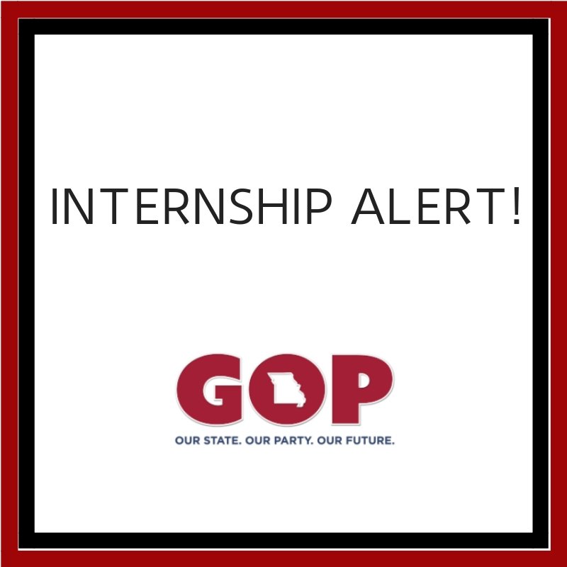 MUStratComm's tweet image. INTERNSHIP ALERT! @MissouriGOP is looking for a Political Communications intern as it heads into the November primaries. Click here for more info: bit.ly/2CXVZ8q

If you are interested, please send a resume and cover letter to communications@mogop.org.