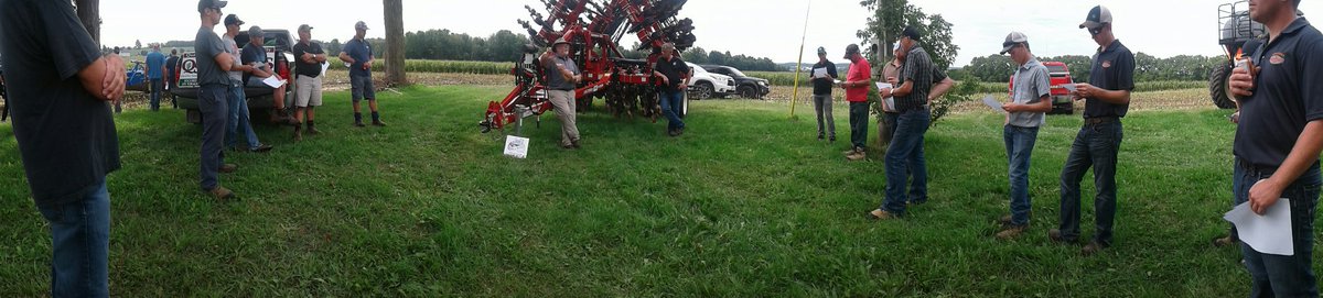tori_waugh's tweet photo. Thank you to @KenSchaus @sprucedaleag @Crop_Service @RobertsFarmEq @StoltzSales @HuronTractorLtd @DannyJeffreys1 @jhsales94 and @SalfordGroup  for making today's Coffee Crops &amp; Donuts such a successful event! #teamworkmakesthedreamwork 
#ontag #soilhealth #covercrops https://t.co/ErbfaBL5G9