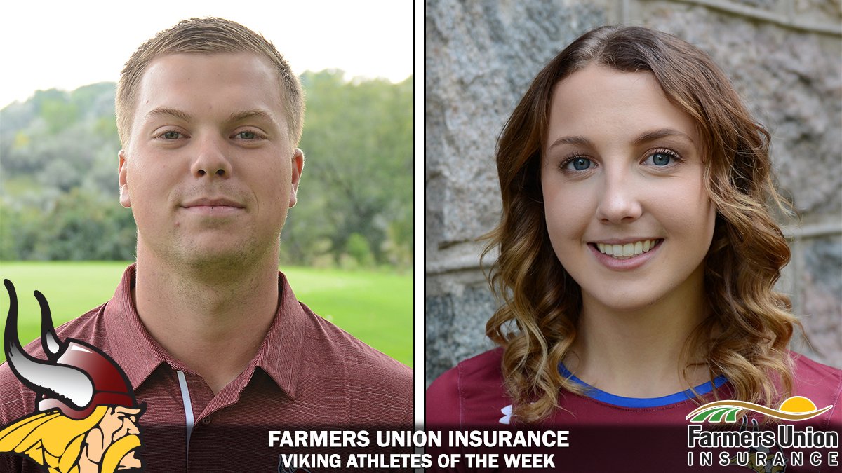 VCSUVikings's tweet image. Jared Lentz and Charlotte Huschka named Farmers Union Insurance Athletes of the Week
 - vcsuvikings.com/article/3096