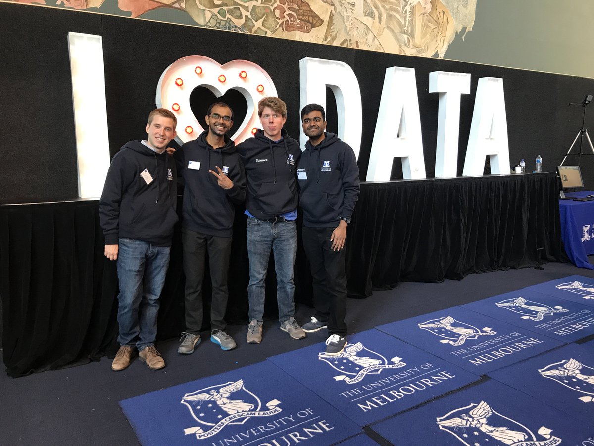 LaberLabs's tweet photo. Thanks to University of Melbourne (@SciMelb) for welcoming #LaberLabs students Jesse Clifton and Eric Rose to Australia last month!! They had the pleasure of exhibiting Laser Foxes at the Data Science Showcase. #IHeartData ποΈπ§‘π€ https://t.co/tbRrvrbCMS