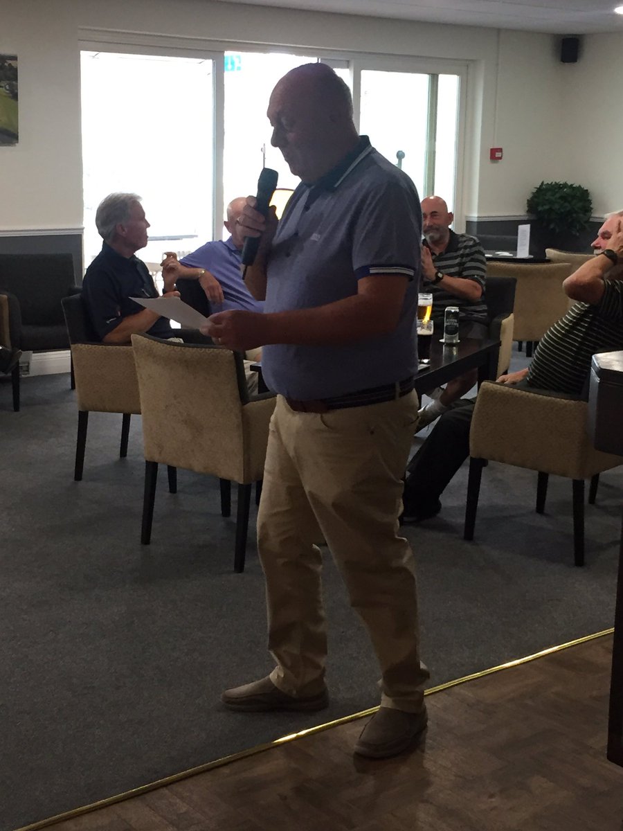 JonWEarl's tweet photo. Great to see @davesmith5119 having so much support from the Seniors Section on his Captains Day @DennisVarey https://t.co/Ko4IA9DECQ