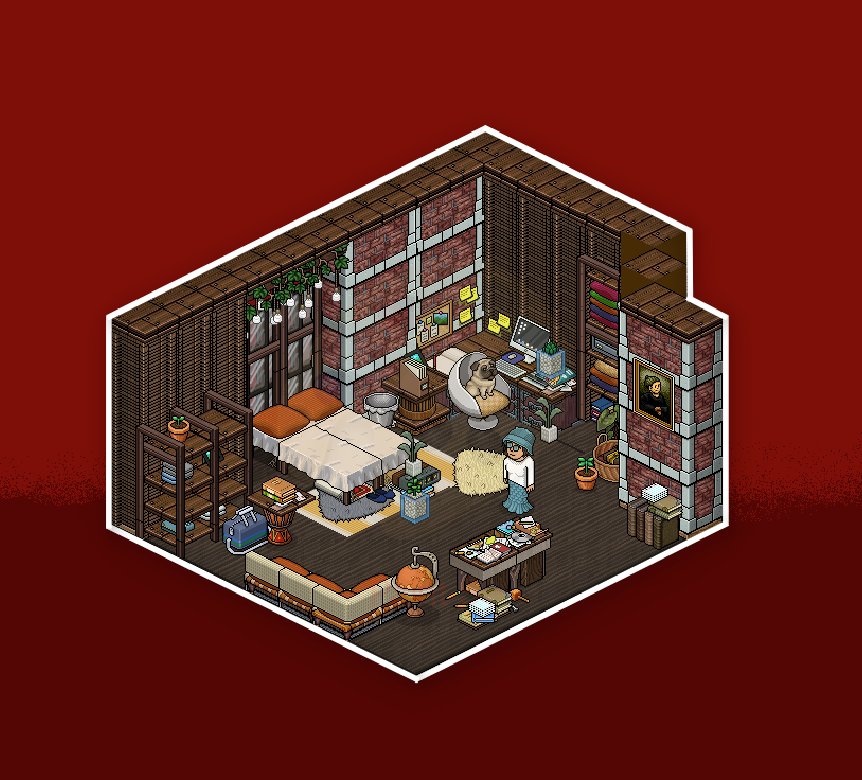 I'm back with a little rustic bedroom!