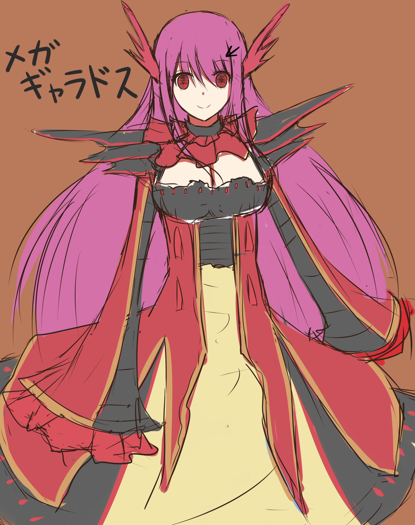 浮世絵風　ギャラドス&色違いギャラドス　絵画 浮世絵風 ギャラドス&色違いギャラドス 絵画