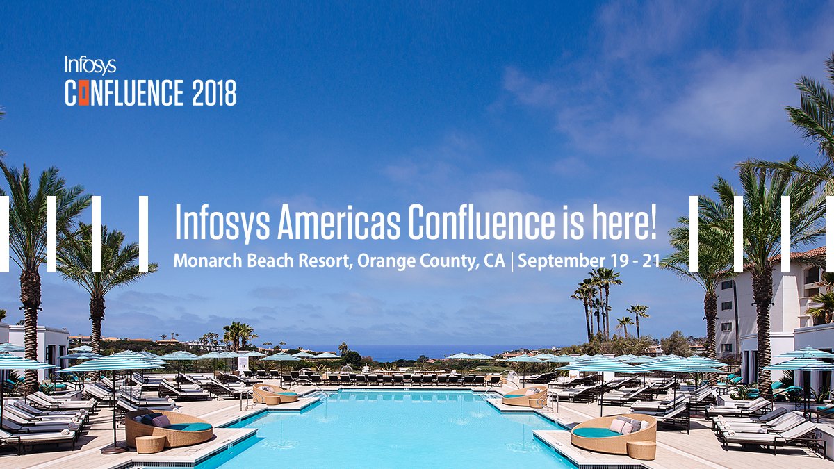 InfyConfluence's tweet photo. We're looking forward to #InfosysConfluence 2018! Follow us to learn, share and discuss the next big step on the #AI Powered core. https://t.co/GtqxM6mCxu #Confluence2018 https://t.co/kRG05Q2S3k