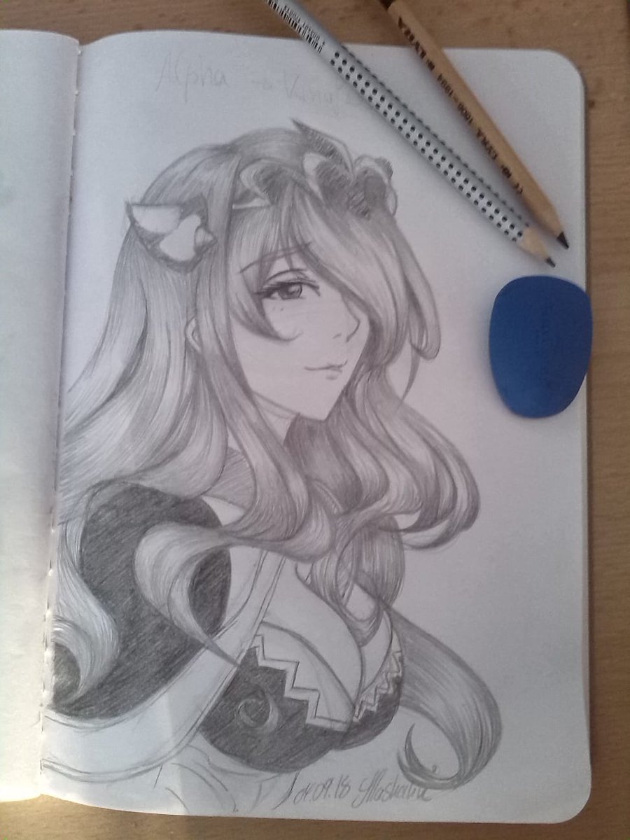 illashahri's tweet photo. Die #Camilla aus #fireemblefates , muss ein bisschen üben und deswegen ist eine weitere #skizze entstanden. Und es werden noch viel mehr 😄 #kunst #zeichnen #tradizionell #kreativ #fireemblem #3DS #games #herschaft #fireemblem #comics #tuschen #mangaart https://t.co/TXFLS6ApX6