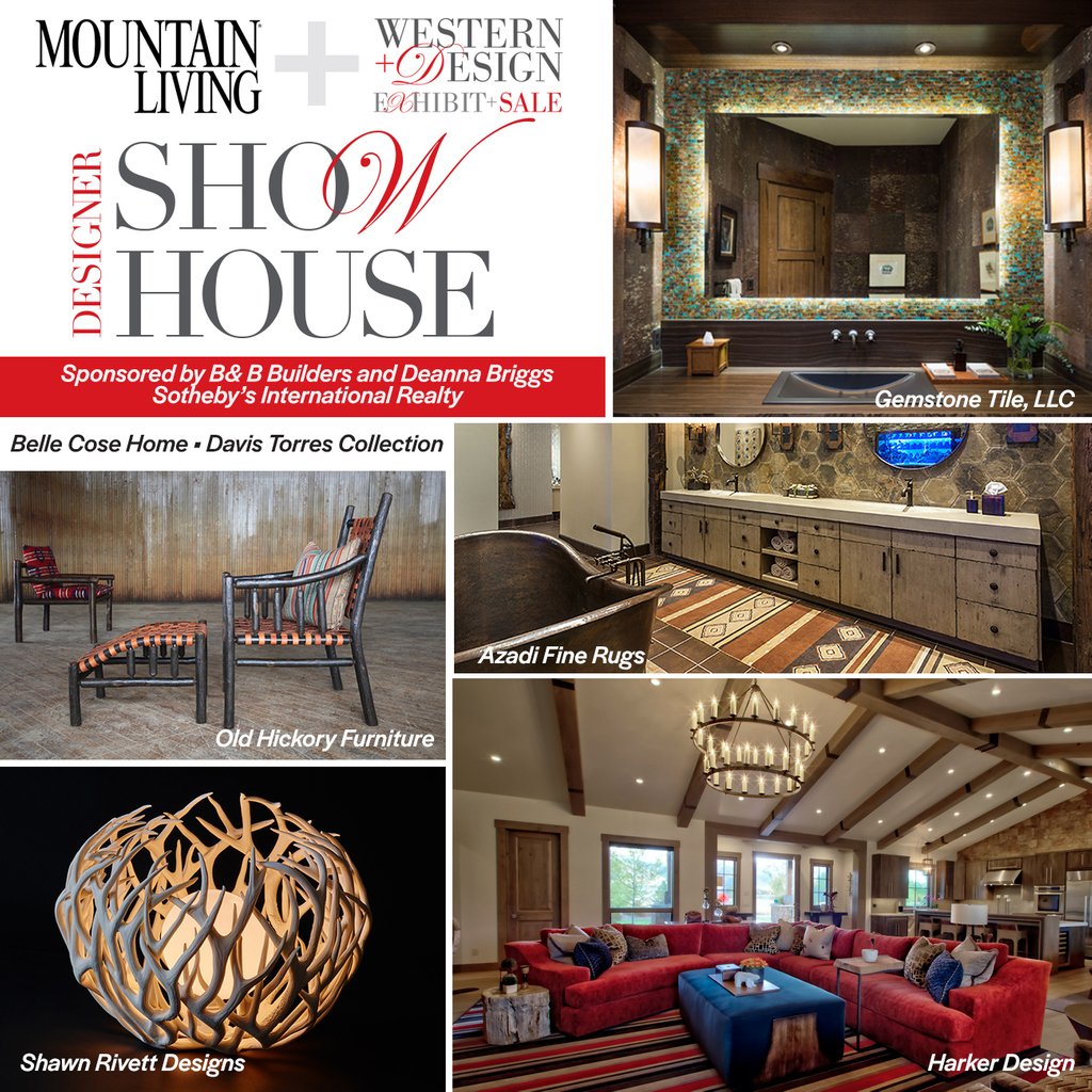 WesternDesign's tweet photo. From turquoise tile to intricate antler sculptures to antique rugs, the 2018 Western Design Exhibit + Sale Designer Show House will feature a range of furnishings, accessories, and handcrafted goods. Thanks for the great write up @mountainlivingmag  - https://t.co/4tnqRKzkvK https://t.co/SVk44m3bOz