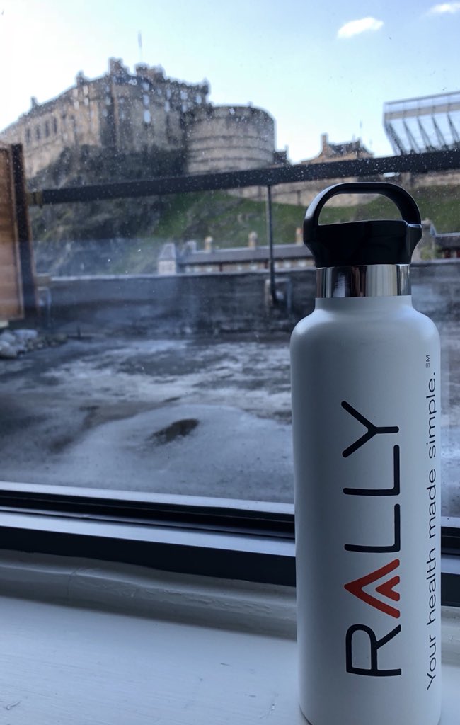 KBHuppertz's tweet photo. View from our hotel window! #Edinburgh #Scotland #RallyHealth #EdinburghCastle https://t.co/jX7cxfRmkC