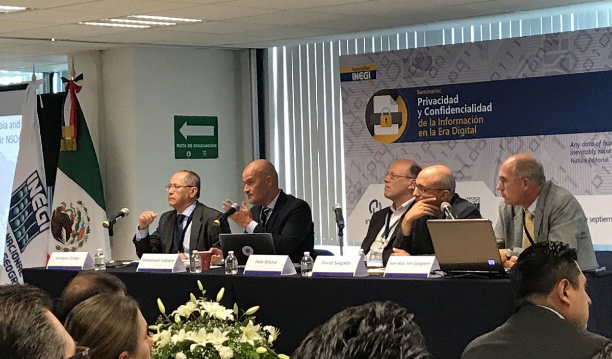 datapopalliance's tweet image. DPA Director @ManuLetouze is speaking at the seminar &quot;Information Privacy and Confidentiality in the Digital Era&quot;, organized by @InfotecMexico and #INEGI #BigData4Dev