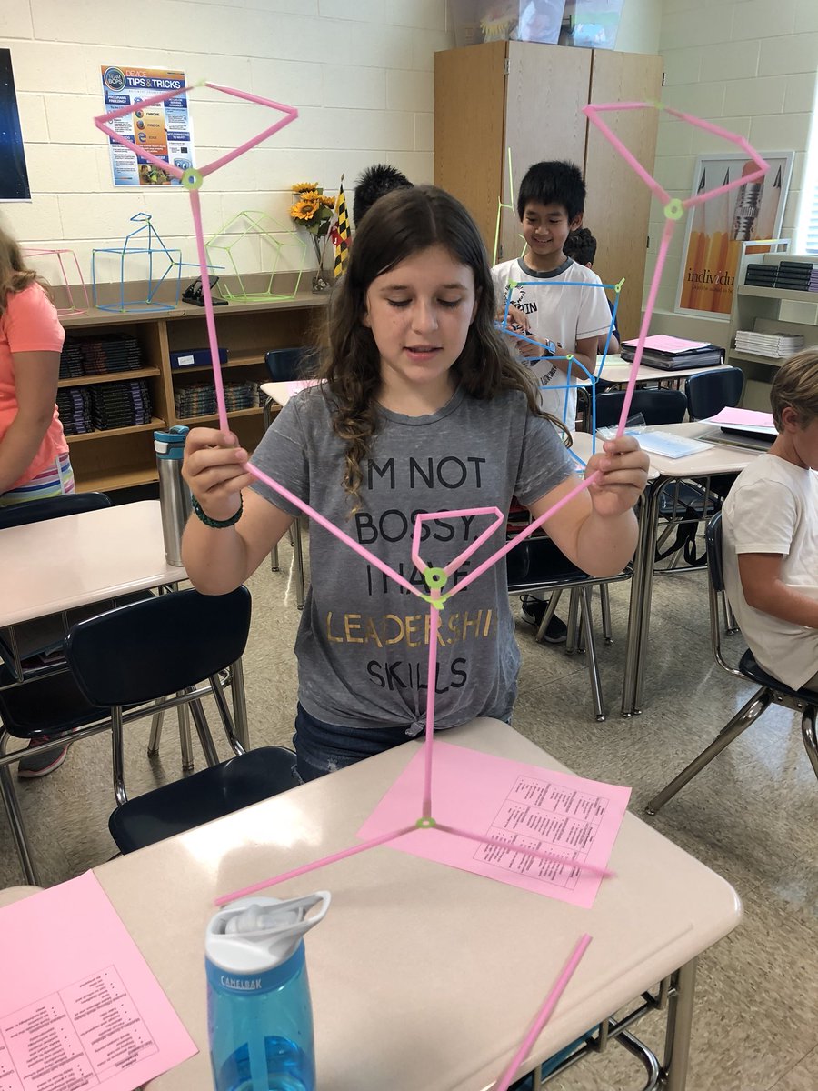 gwen_everett's tweet image. My 7th Gr Ss @CatonsvilleMS create one representation of our new A.C.T. goals, using Strawbees.  Celebrate others’ successes!  Help those in need!  Get to class on time!  (see clock)
#ActCreateTransform
#CMSMakes