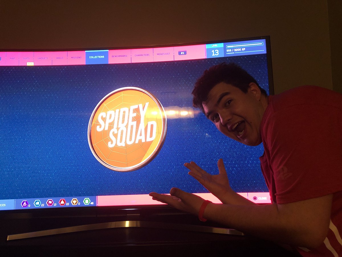 EvanFilarca's tweet image. There are no words to describe how I feel about this... I can finally say that I knew about this INCREDIBLE Easter Egg ever since FEBRUARY and I couldn’t say anything, but now: THE #SPIDEYSQUAD IS IN #SPIDERMANPS4!!! THANK YOU INSOMNIAC & MARVEL!!! #ININSOMNIACWETRUST #BEGREATER