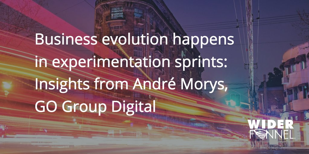 WiderFunnel's tweet photo. #Experimentation is the agile approach to business evolution. In this post, learn key insights from André Morys of @GOGroupDigital &amp; @morys adapted from his @unbounce #CTAConf presentation:  https://t.co/HHpTHIzWL1 https://t.co/ofnAxEFJv9