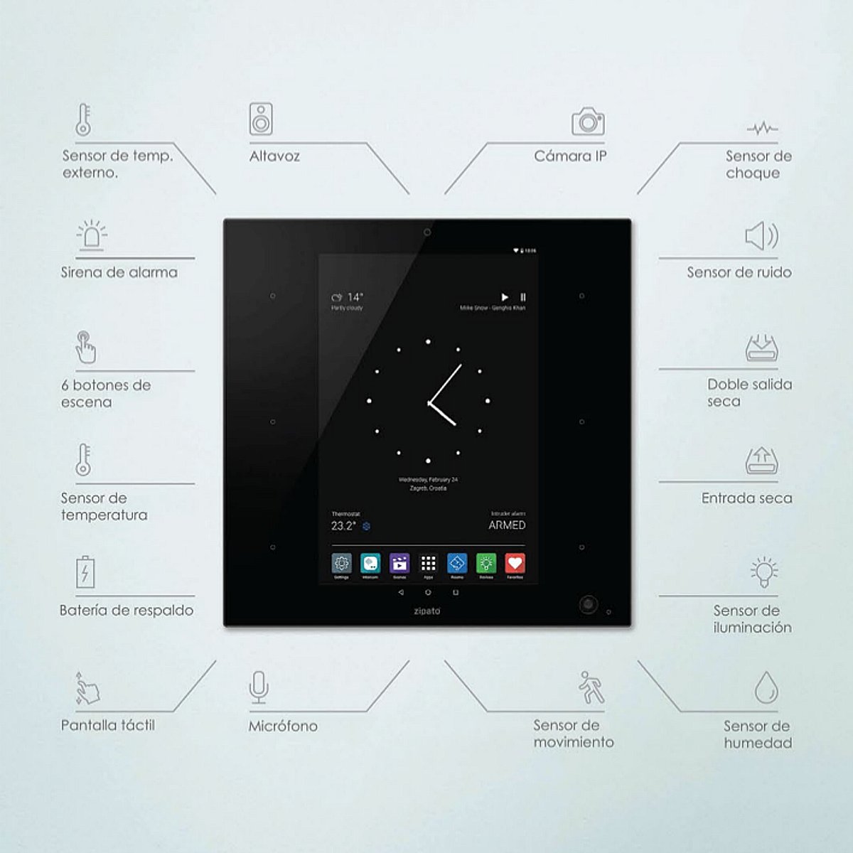 ImporthomeSAS's tweet photo. Zipatile controlador de domótica, todo en uno, alto rendimiento y malla de red de confianza, servicio de soporte 24/7, control a través de su teléfono móvil, Tablet o PC. #Zwave #HogarInteligente #IoT https://t.co/C9jon9luC2