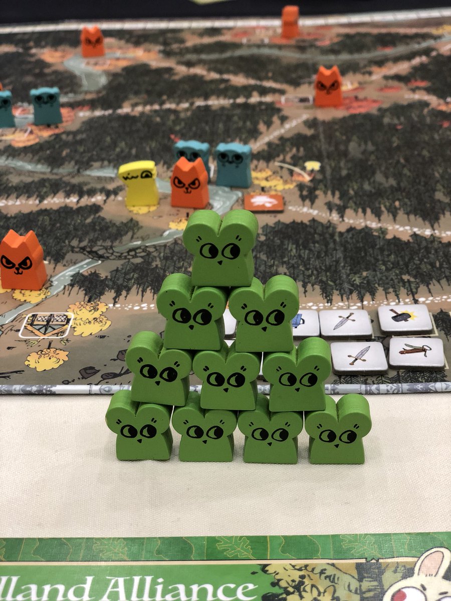 Love me some Root. Played twice at Salt Con Summer. Can’t wait to play again. #root #rootgame #boardgames