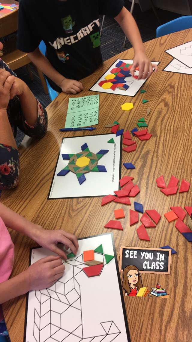 NinjaTKids's tweet photo. Math fun working with geoshapes #BackToSchool #geoshapefun #mathisfun #mathclass https://t.co/yjRVkBzK1F