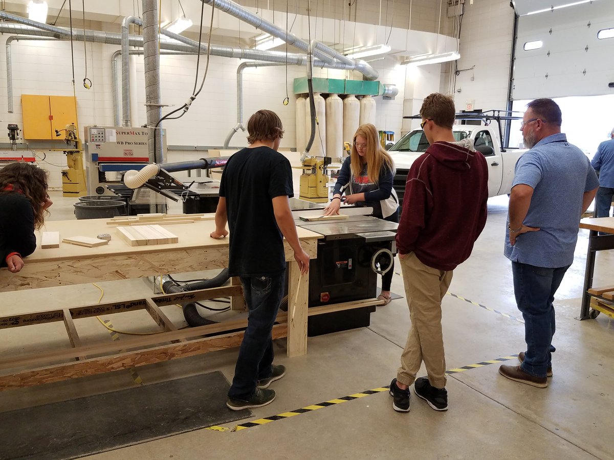 BPS Career Academy Director Dale Hoerauf says, “What does assessment look like in a carpentry class...not paper and pencil...showing you can do it.”
