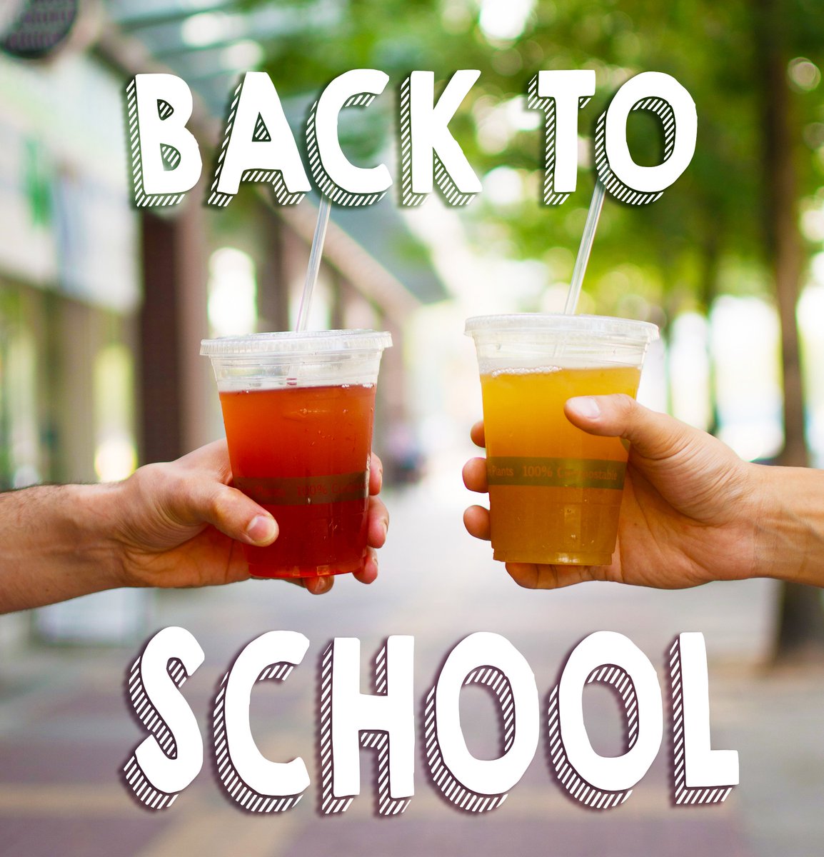Back to School just got a little better! From September 1st to the 16th, show us your student I.D. when you buy one regular sized bowl and we'll hook you up with one of our house-made iced teas or pop. #freshbowlfoods