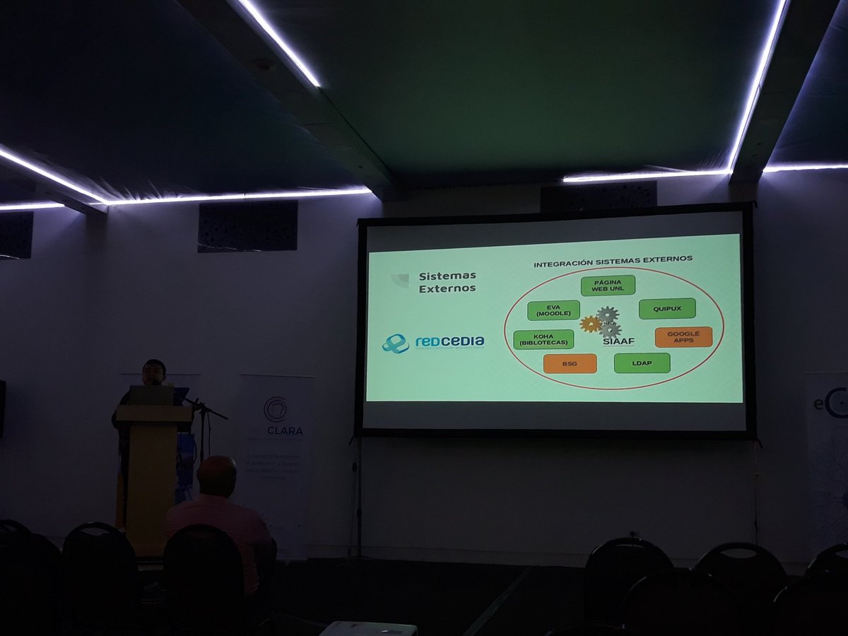 hltorresc's tweet photo. @nacionaldeloja presente en el #TICAL2018 @edisoncor exponiendo el #SIAAF @miltonlab @lachamba @mikaelval @NikolayAguirre https://t.co/v88AWTbHpo