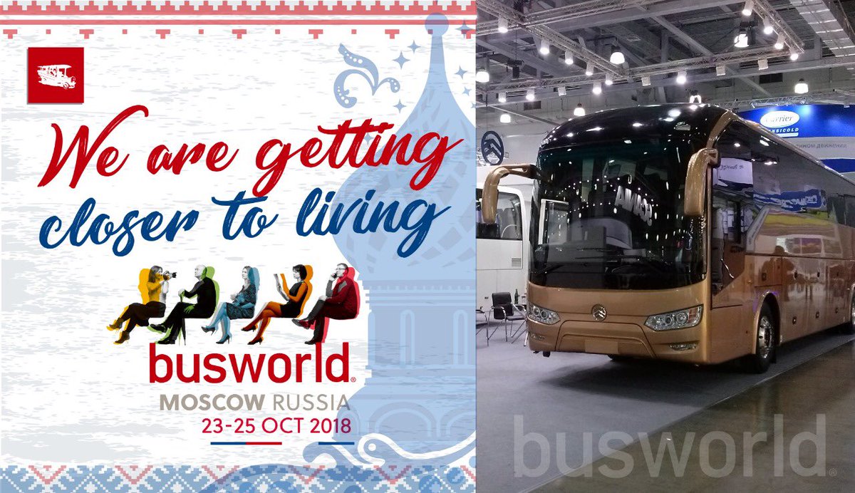 busworld's tweet photo. The appointment in Moscow is getting closer, remember that to participate in this great event of buses and coaches, you must register for free here https://t.co/I4ZGmq0mNT…
#Busworld #Busworld2018 #BusworldRussia #Crocusexpo #автобусов #ITEMFExpo #BusAndCoachFair https://t.co/BPlHtiw8is