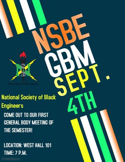 Please come out to our first General Body Meeting of the semester TODAY!!