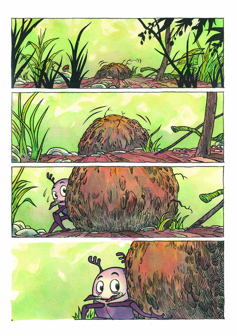 ManFontComics's tweet photo. Ci guardiamo anche una tavola a colori di Beo lo Scarabeo? Perché no? 😎
#miniManFont #ManFont #comics #beoloscarabeo #SergioCabella https://t.co/ViriGwCU1L